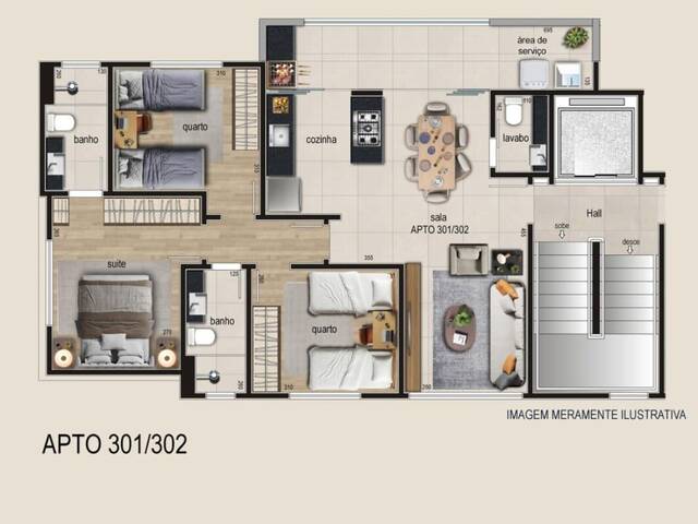 #03059 - Apartamento para Venda em Belo Horizonte - MG